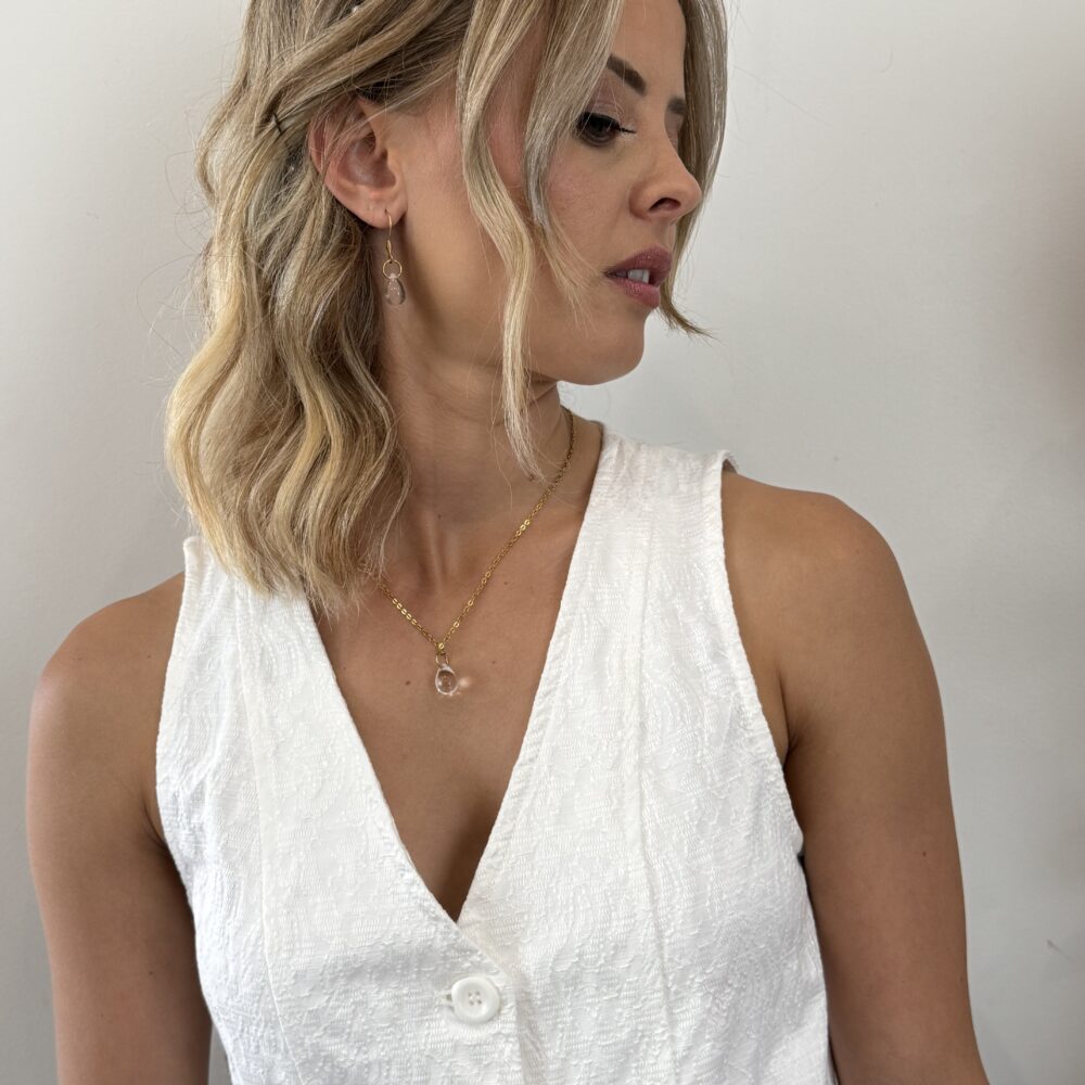 COLLIER VERA AVEC CHAINE DE DOS